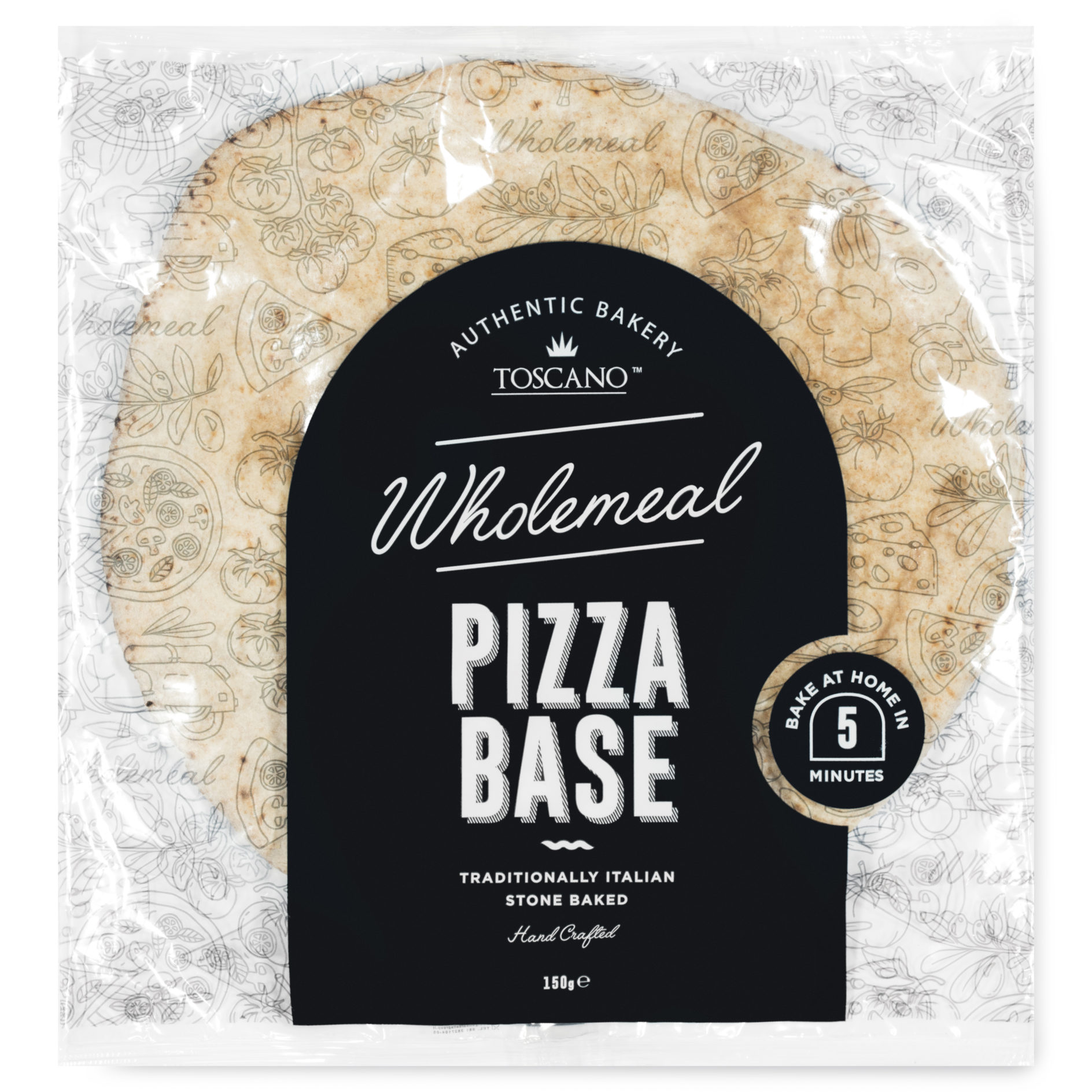 Wholemeal Pizza Base