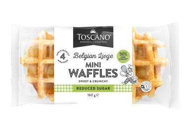 Toscano Reduced Sugar Mini Liege Waffle
